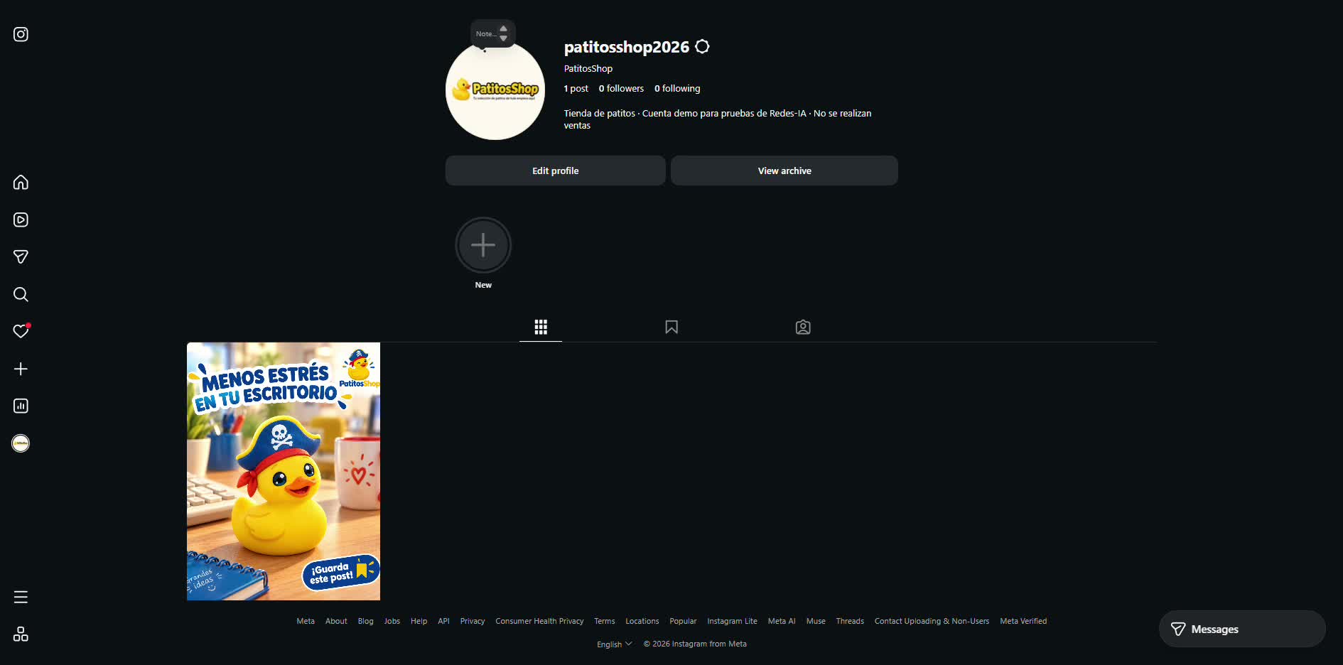 Captura de pantalla — paso 1: Entra a editar tu perfil