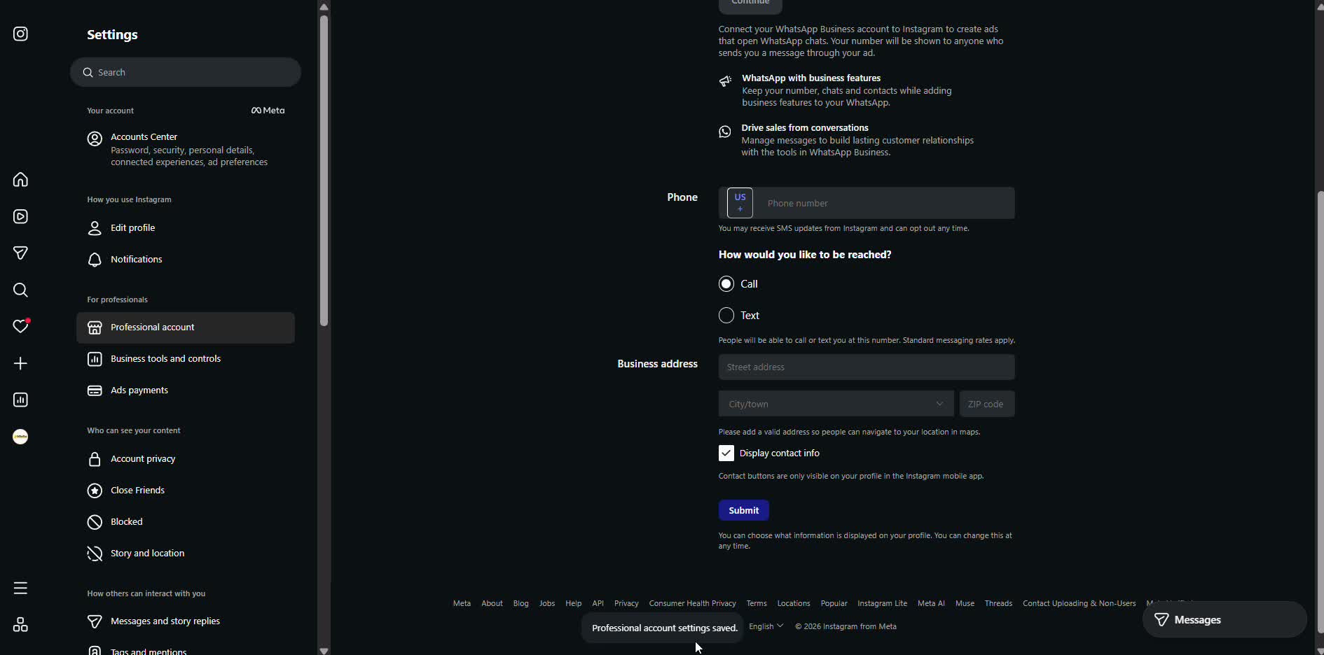 Captura de pantalla — paso 4: Dale "Submit" y listo